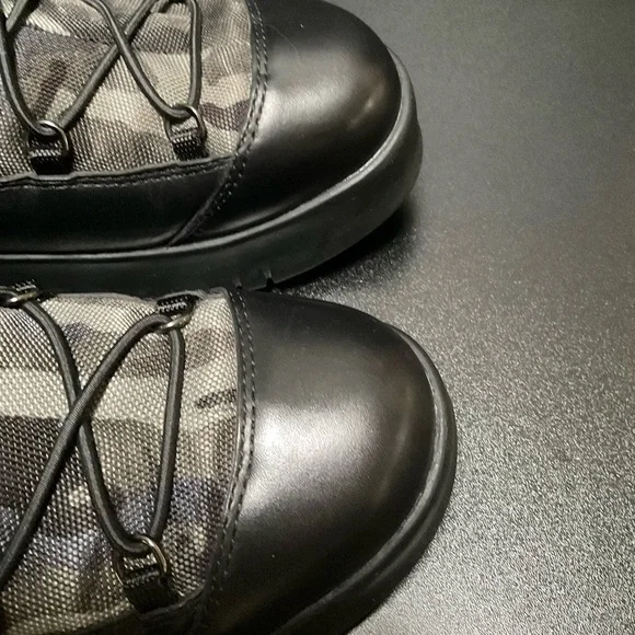 Prada Nylon Camo Boots | Luxury Streetwear Winter Shoes - Picture 6 of 15